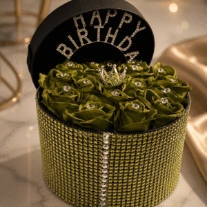 Emerald Luxe Birthday Rose Box